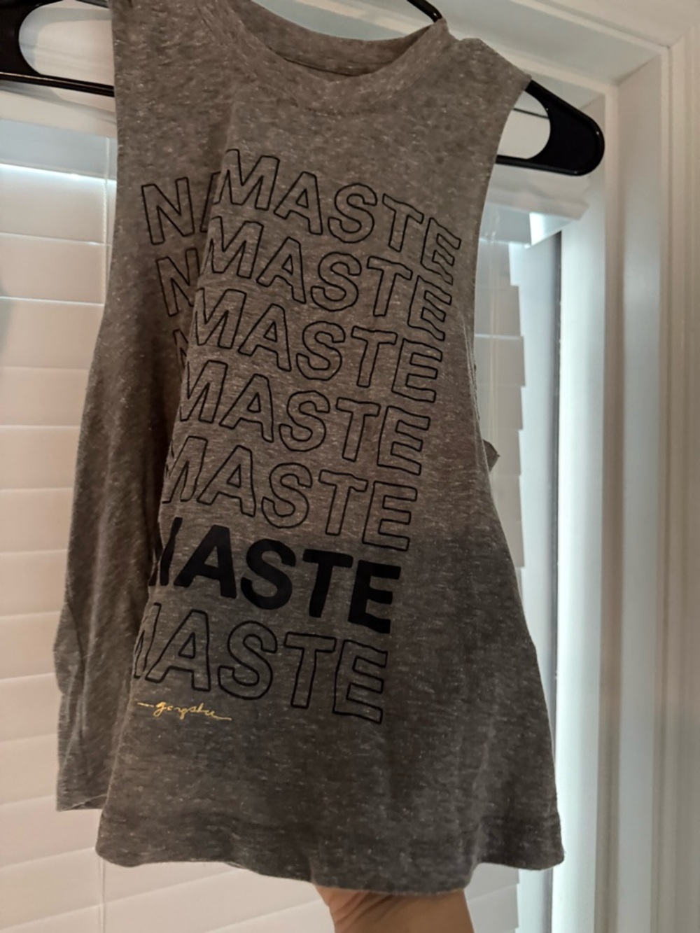 Spiritual Gangster Heather Gray V-Neck Tee